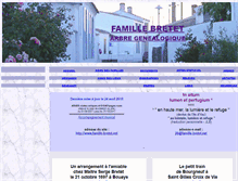Tablet Screenshot of famille-bretet.net